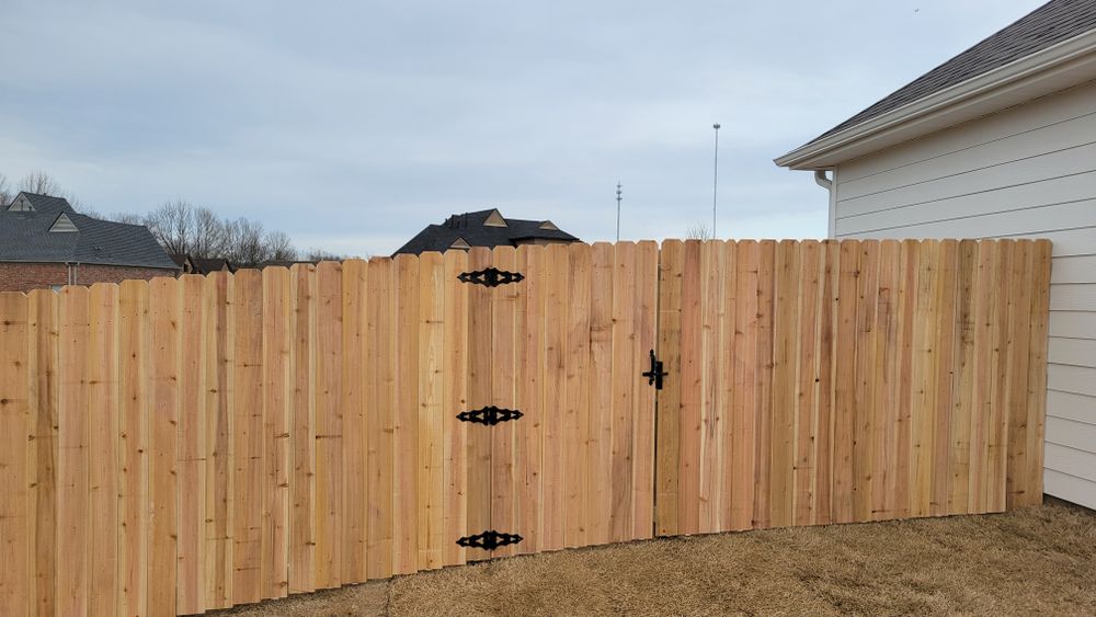 Recent work for Patriot Fence  in Oakland, TN