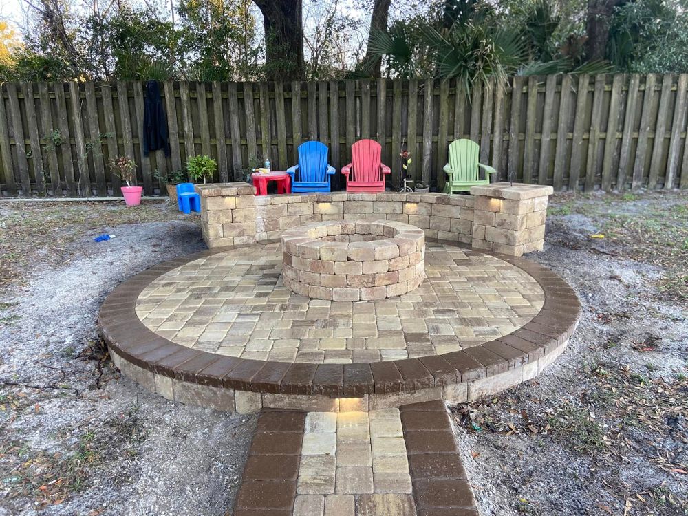 Our landscape lighting service highlights your home’s beauty, improves safety, and extends outdoor enjoyment after dark with expertly placed, energy-efficient fixtures that enhance walkways, patios, gardens, and architectural features. for L&D Pavers Stones LLC in Jacksonville, FL