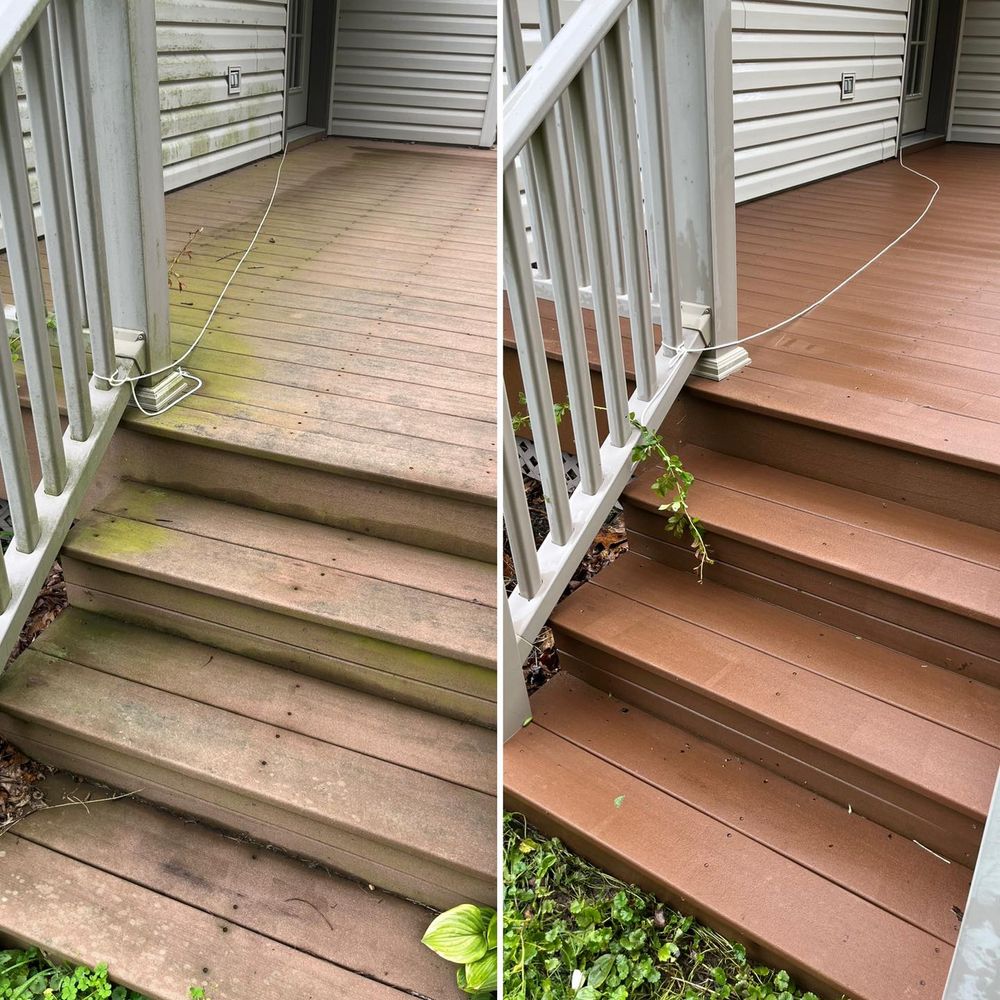 Deck & Patio Cleaning for A.W. Pressure Washing in Warsaw, OH