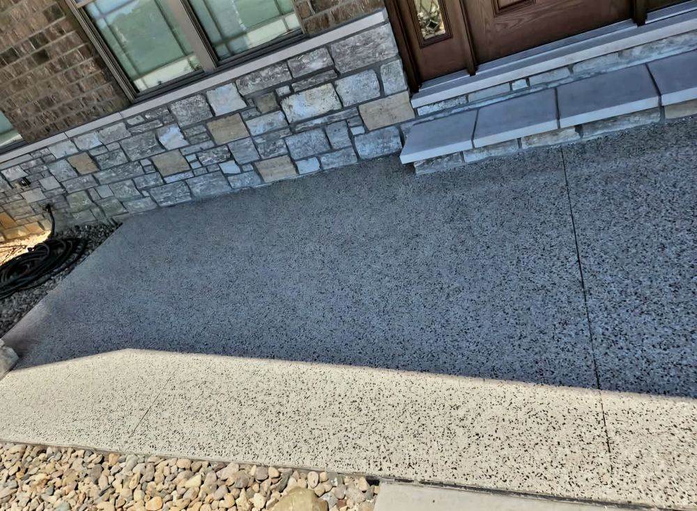 Epoxy-polyaspartic for Custom Concrete Enterprises in Springfield, IL