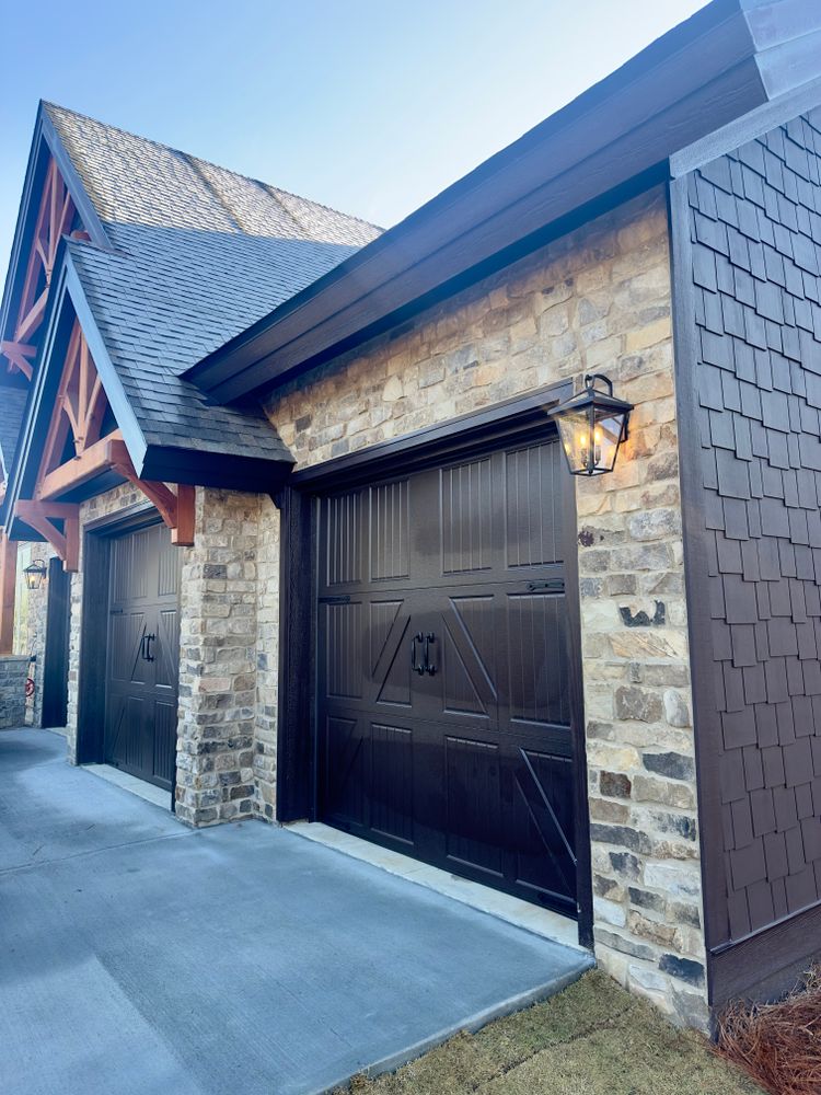 Mountain Style Timber Frame for Emfinger Custom Builders LLC in Pine Mountain, GA