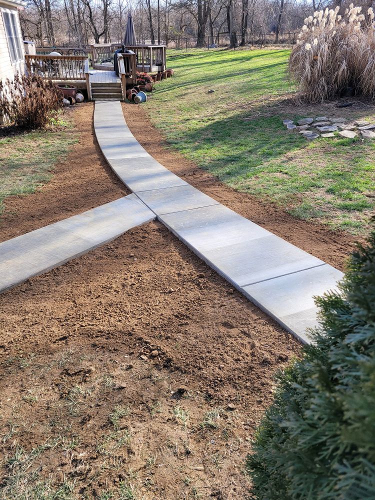 Transform your outdoor space with our expert Sidewalk Installation service, offering durable, aesthetically pleasing concrete pathways that enhance accessibility and curb appeal for your home. experience quality and reliability with every project. for C&T Concrete in Frederick, MD