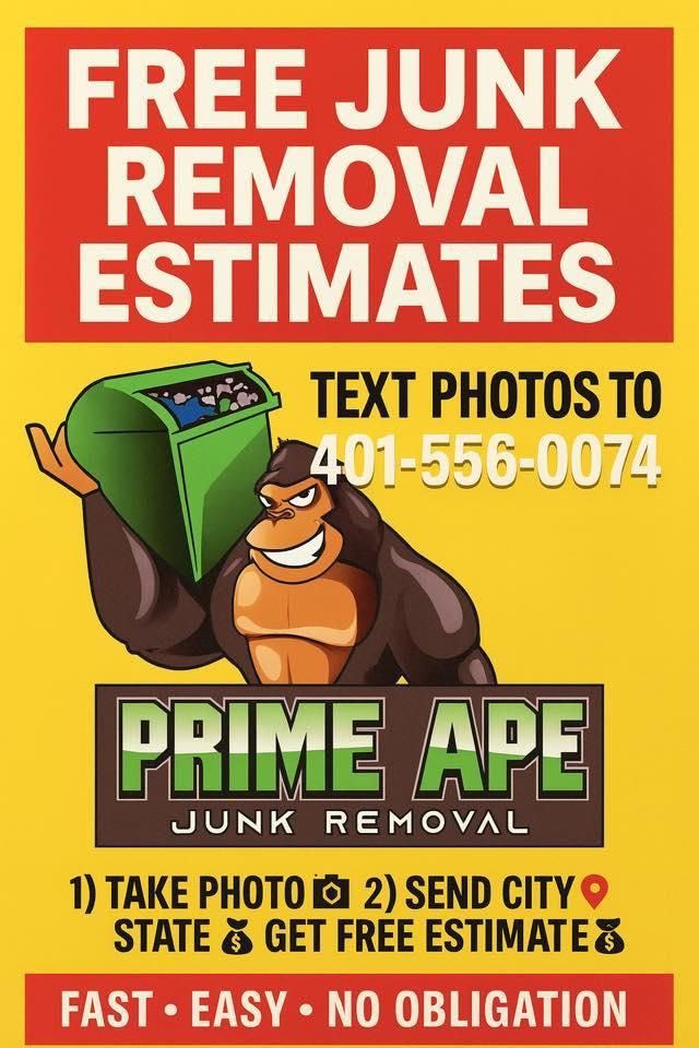 All Photos for Prime Ape Junk Removal & Hauling in Warwick, RI