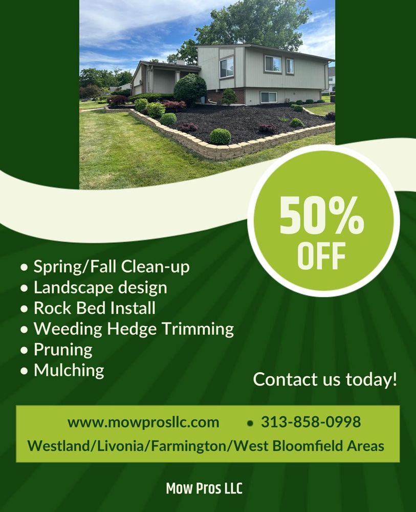 All Photos for Mow Pros in Westland, MI