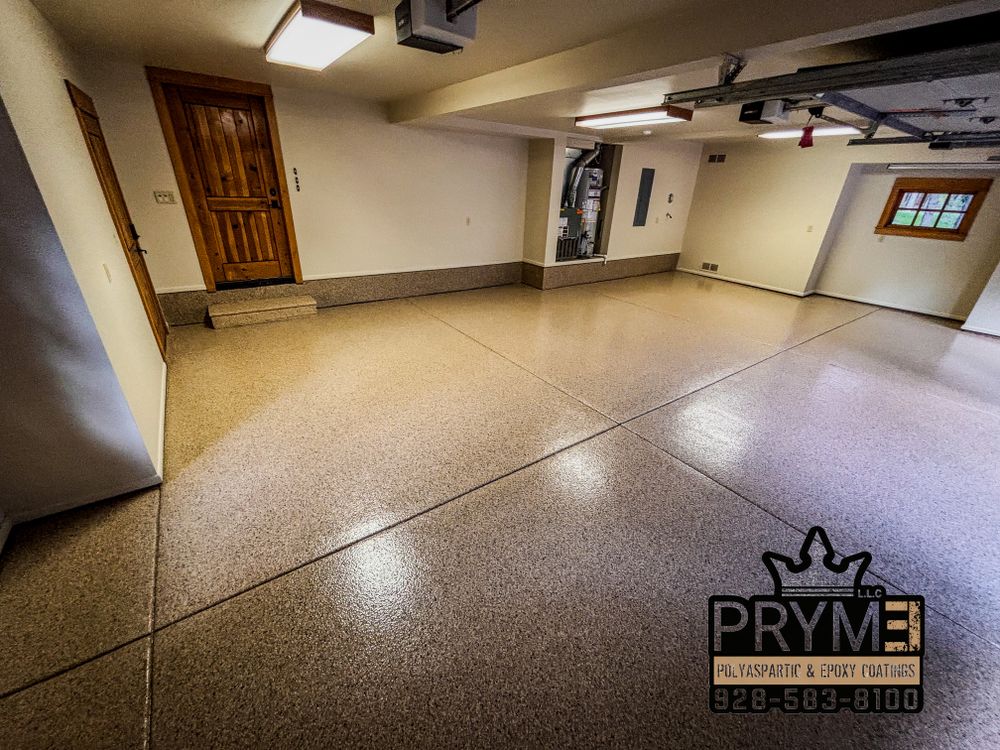 Polyaspartic & Epoxy Garages for PRYME EPOXY LLC in Mayer, AZ