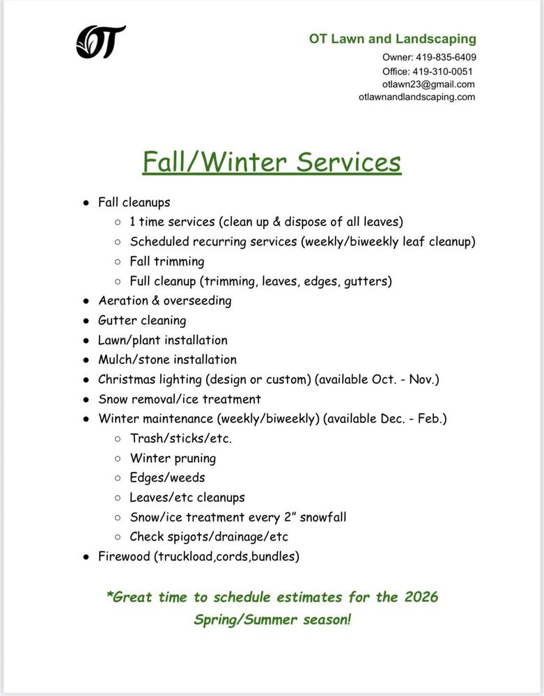 All Photos for OT Lawn and Landscaping LLC in Carey, OH