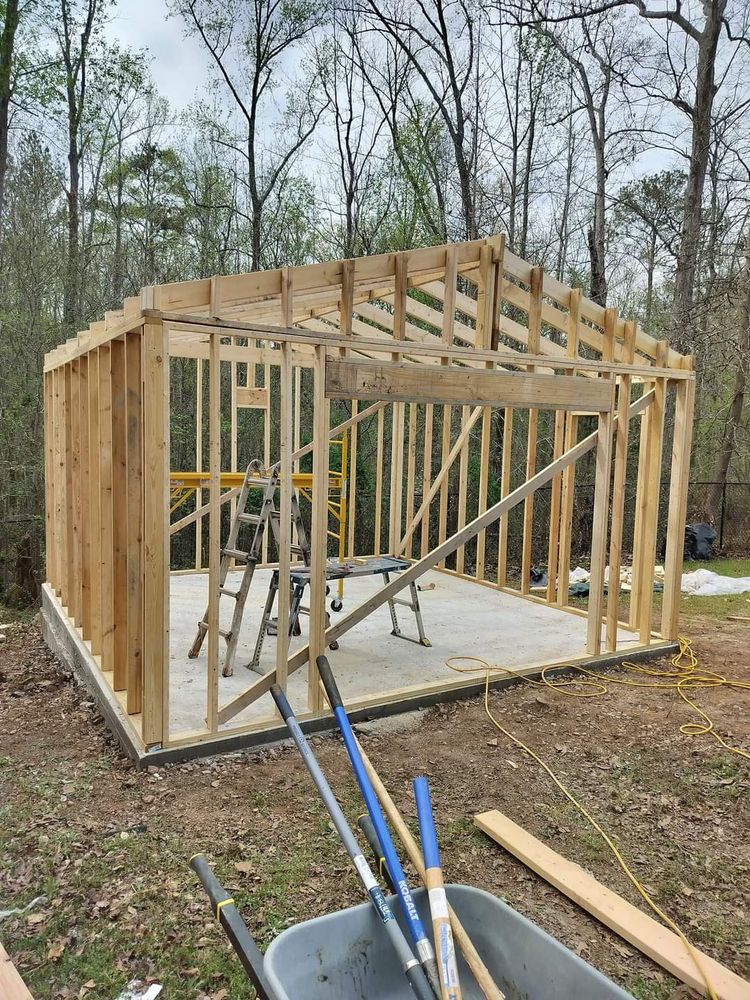 Sheds and garages for Rick's creative home improvement and repair in Atlanta, GA