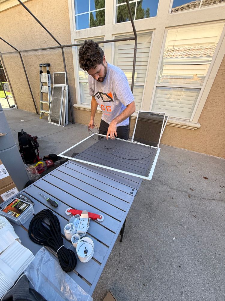 Screen replacement  for GGG Home Services in San Jose, CA