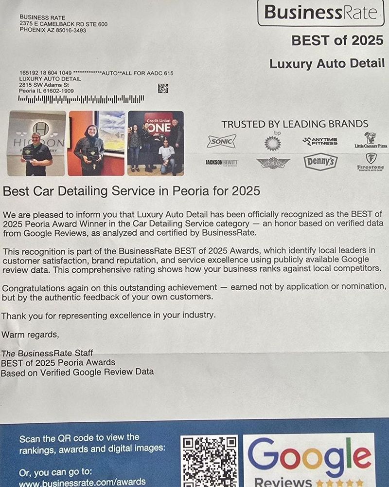 All Photos for Luxury Auto Detail in Peoria, IL