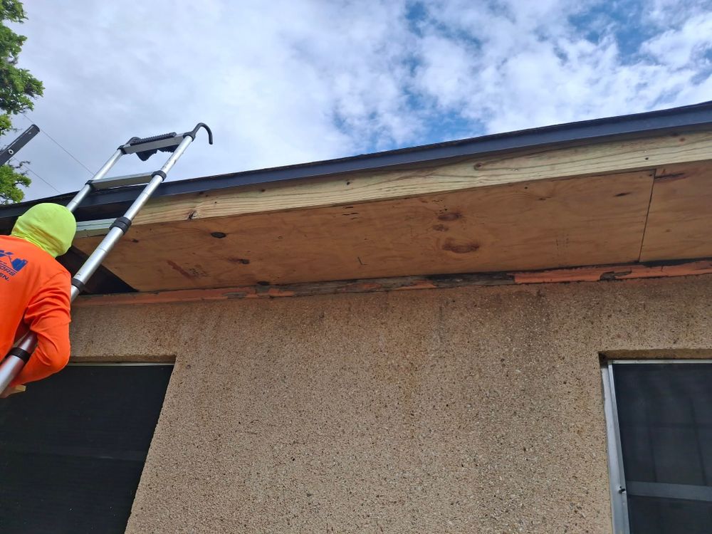 Our expert team specializes in soffit repair and replacement, ensuring your home's ventilation is optimal while enhancing its appearance as part of our comprehensive roof replacement services for lasting results. for Blessed n' Affordable Roofing Repair Gutter Cleaning Svcs. in Jacksonville, FL