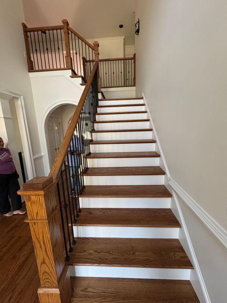 Enhance your home's aesthetics and functionality with our expert carpentry services, specializing in custom stair design and installation to seamlessly fit your space while ensuring durability and visual appeal. for Wise Remodeling CO in Kennesaw, GA