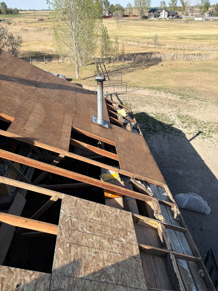 In production for Divine Roofing LLC in Severance, CO