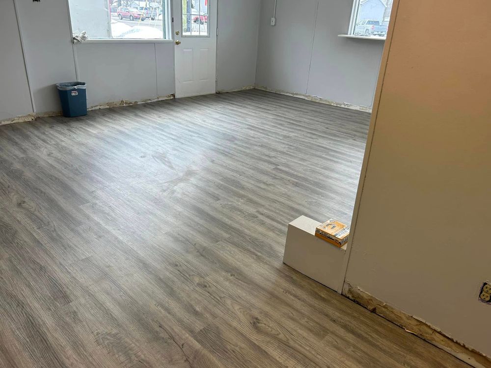 Our vinyl flooring services provide durable, stylish solutions perfect for any home environment. Easy to maintain and versatile in design, we enhance aesthetics while ensuring long-lasting performance and comfort underfoot. for LJB Flooring LLC in Muskegon, MI