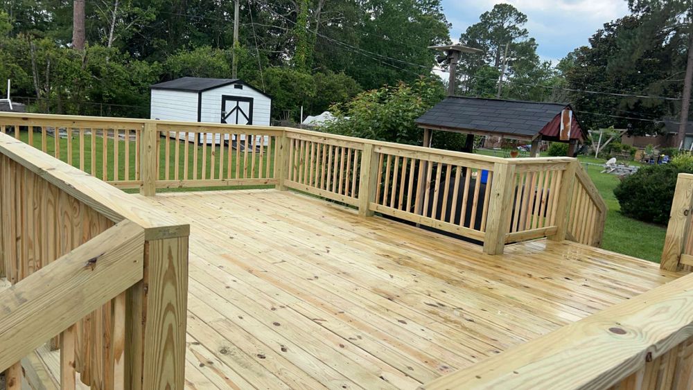 Deck’s for JB Nealy Fence in Elgin, SC