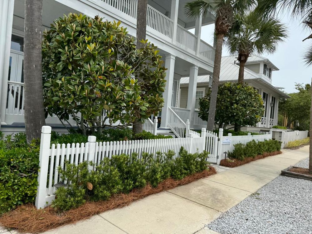 Enhance your home's security and aesthetics with our professional fencing services, offering durable materials and custom designs to perfectly complement your landscape while ensuring privacy and peace of mind. for M&M Landscaping in Lynn Haven, FL