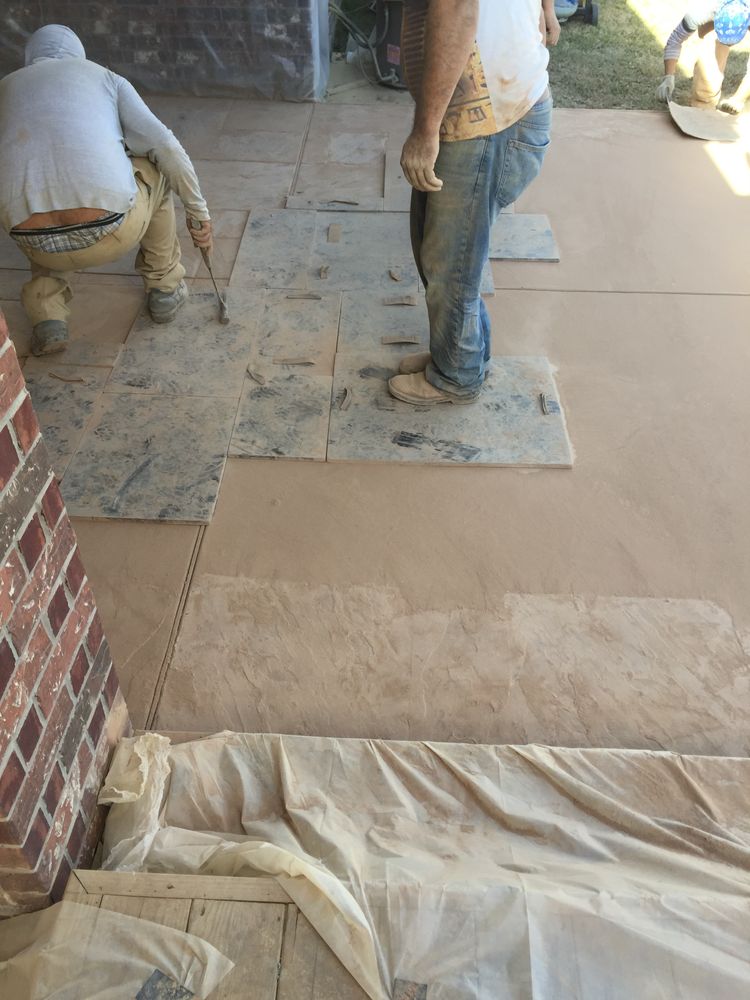 Patios for Texas Curb N Borders in Houston, TX