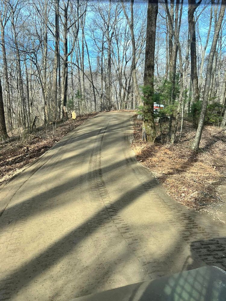 Driveway Consctruction for Elias Grading and Hauling in Black Mountain, NC