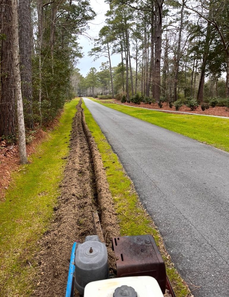 Enhance your landscape with our comprehensive Irrigation System Installation service, ensuring efficient water distribution. Pair this with expert mulch installation to promote plant health and maintain a vibrant, sustainable garden. for JND Transformation Landscapes & Hardscapes LLC in Cedar Point, NC