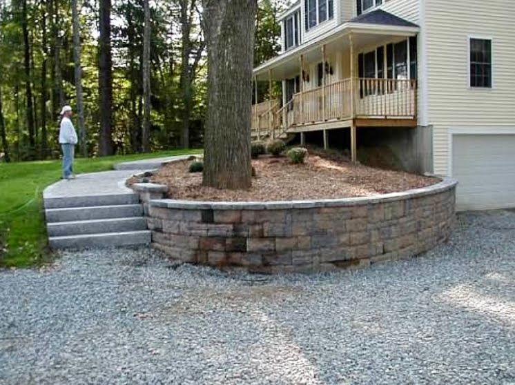 Retaining Walls for Brouder & Sons Landscaping and Irrigation in North Andover, MA