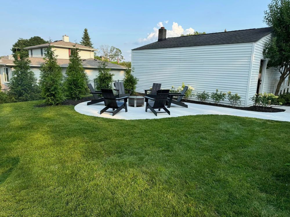 Elevate your outdoor living space with our expert Patio Design & Installation service. Our team will transform your backyard with beautiful concrete patios, creating a perfect setting for relaxation and entertainment. for JR Concrete Placement in Macomb County,  MI