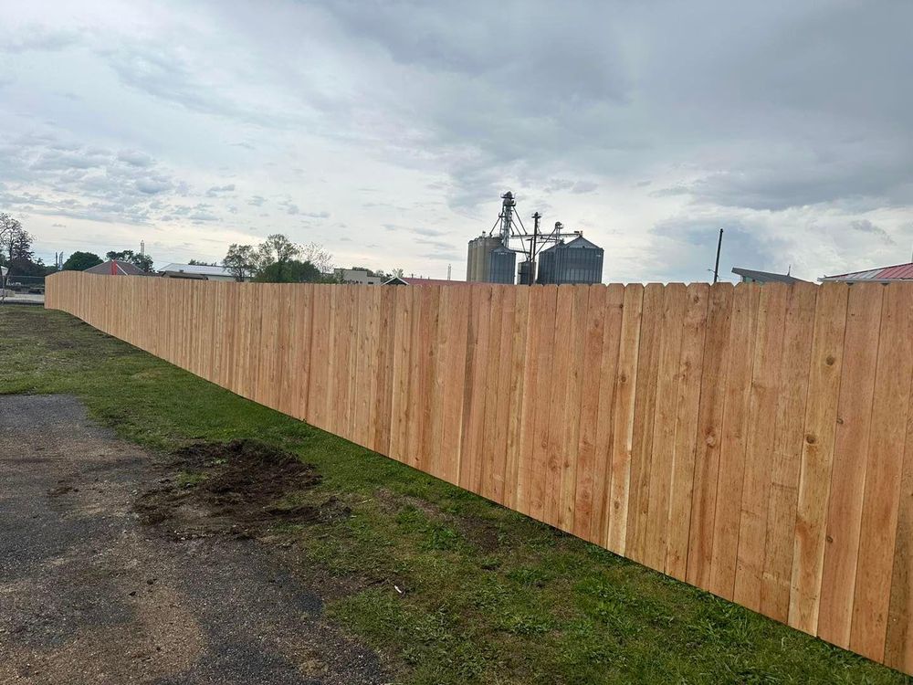 Fence Installation for Illinois Fence & outdoor co. in Kewanee, Illinois