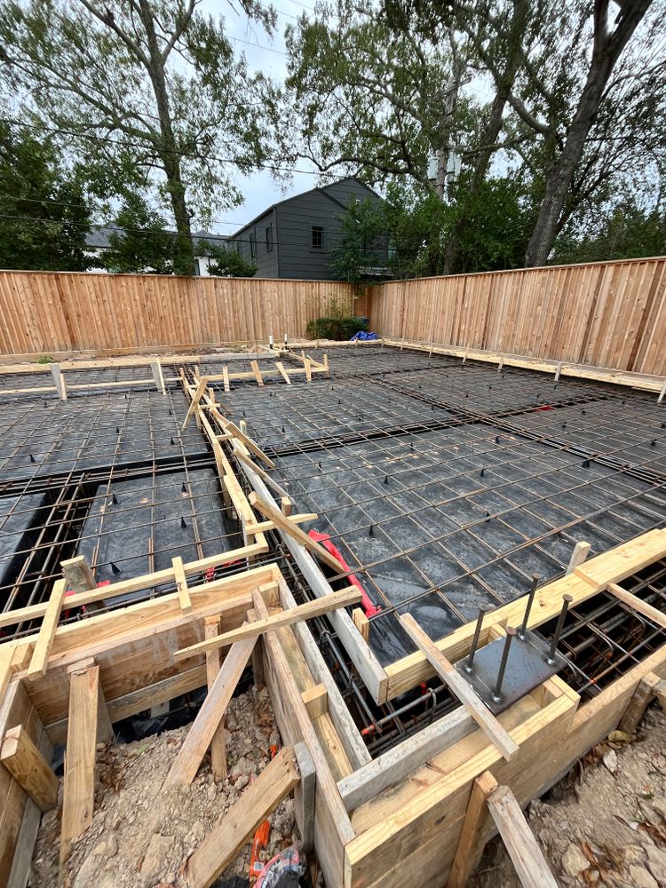 Concrete work for BigTex Concrete Construction in Houston, TX