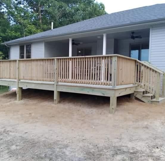 Our Deck Installations service offers expert design and construction of high-quality decks to enhance your outdoor living space, providing a beautiful and functional addition to your home. Contact us today! for J&G Exterior Solutions  in Cookeville, TN