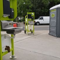 Handwash + Sanitizing Stations for A1 Porta Potty in Louisville, KY