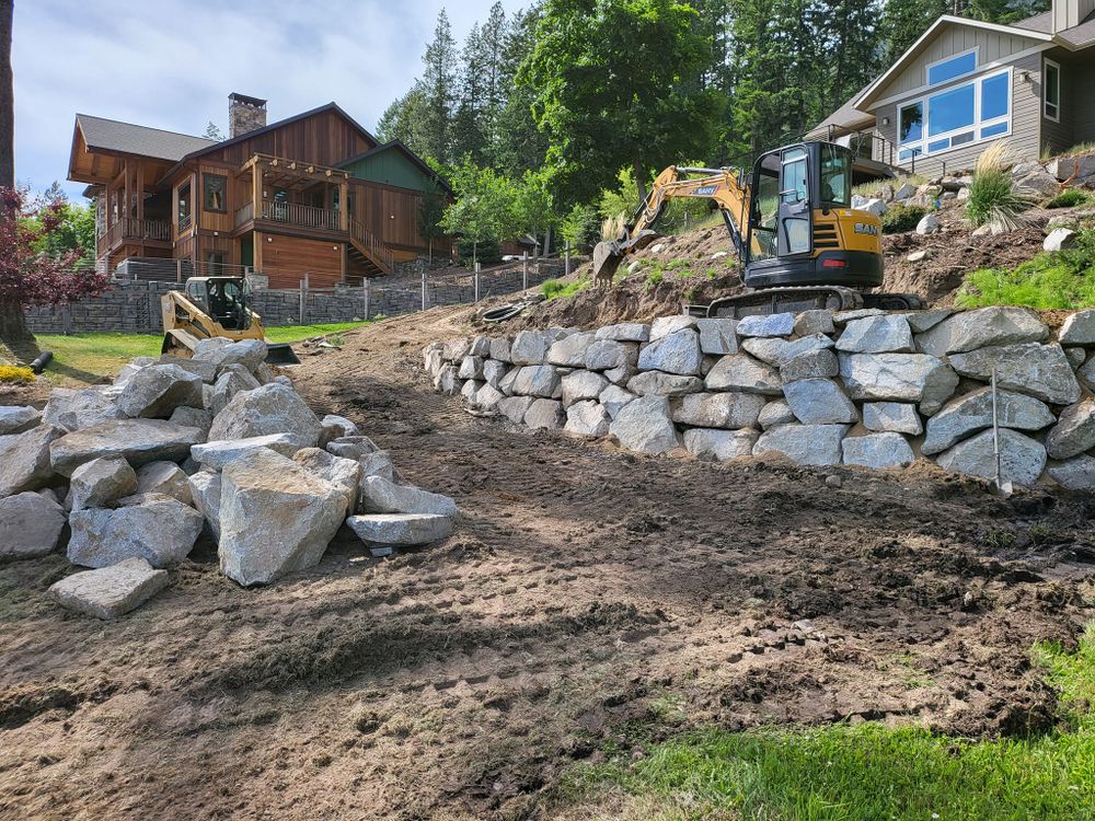 Our Excavation & Dirt Work service offers homeowners professional assistance with digging and moving dirt to prepare the ground for construction or remodeling projects. for U.S Custom Builders in Athol , ID