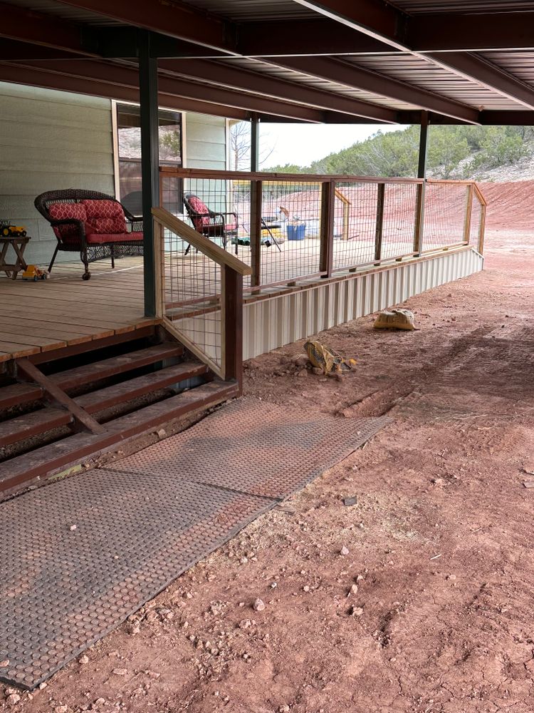 Custom Decks for Bean Welding & Construction LLC in Ballinger, TX