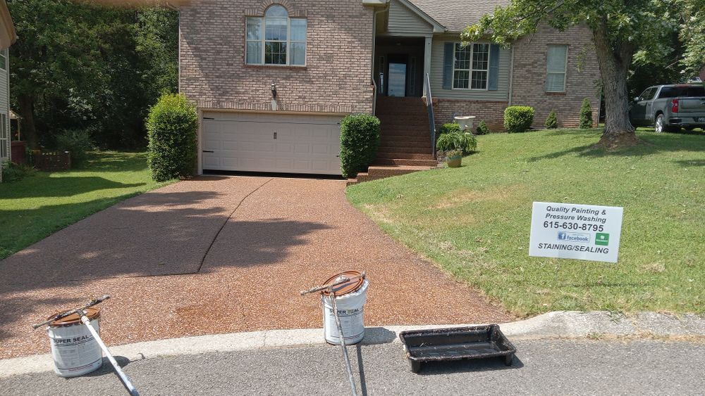 DRIVEWAY SEALING for Quality Painting & Pressure Washing in Mt. Juliet, TN