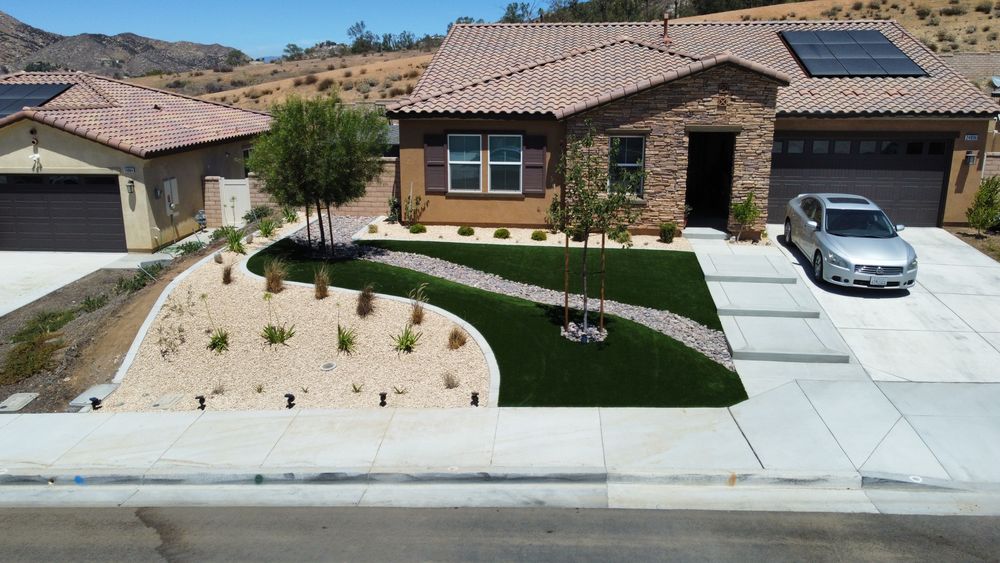 Drone Photos for Aidan Jade Landscaping in Riverside County, CA