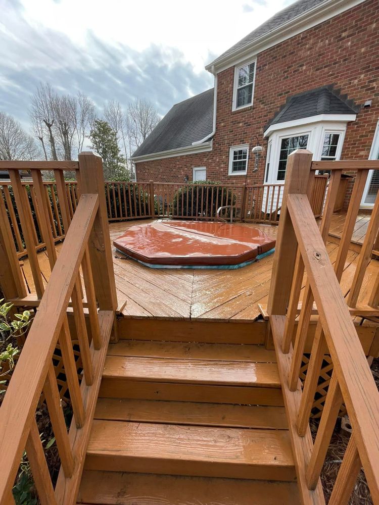 Deck & Patio Cleaning for Flemings Pressure Washing LLC in Gibsonville, North Carolina
