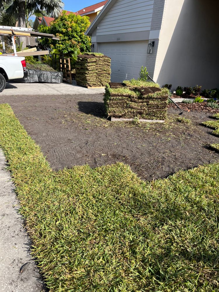 Sodding  for Verimay's Garden and Landscaping in Hillsborough County, FL