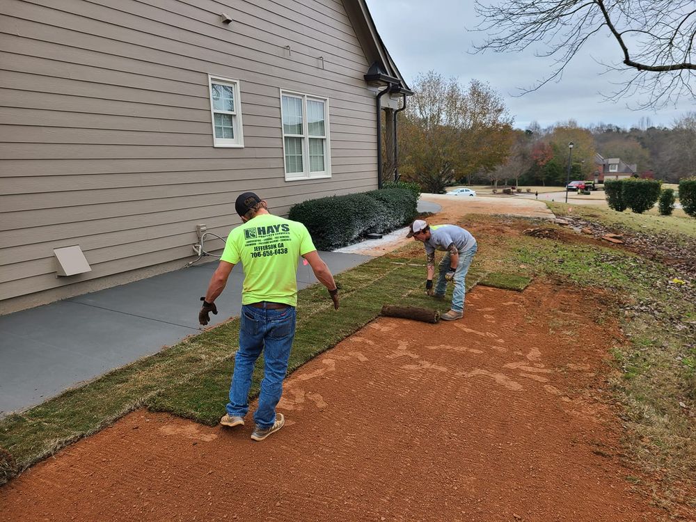 Concrete for HAYS Property Services in Jefferson, GA