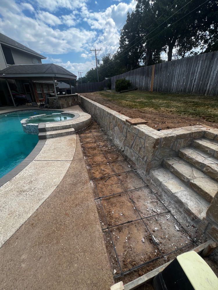 Retaining Walls for BW Concrete Contracting LLC in Fort Worth, TX