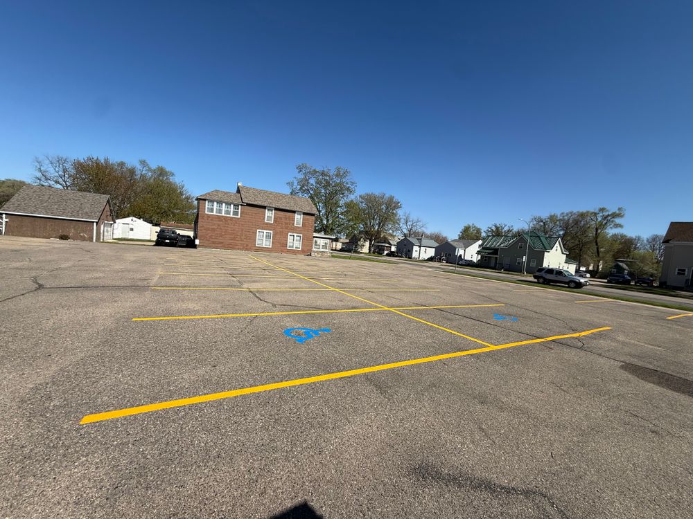 All Photos for Midwest Line Striping LLC in Spirit Lake, IA