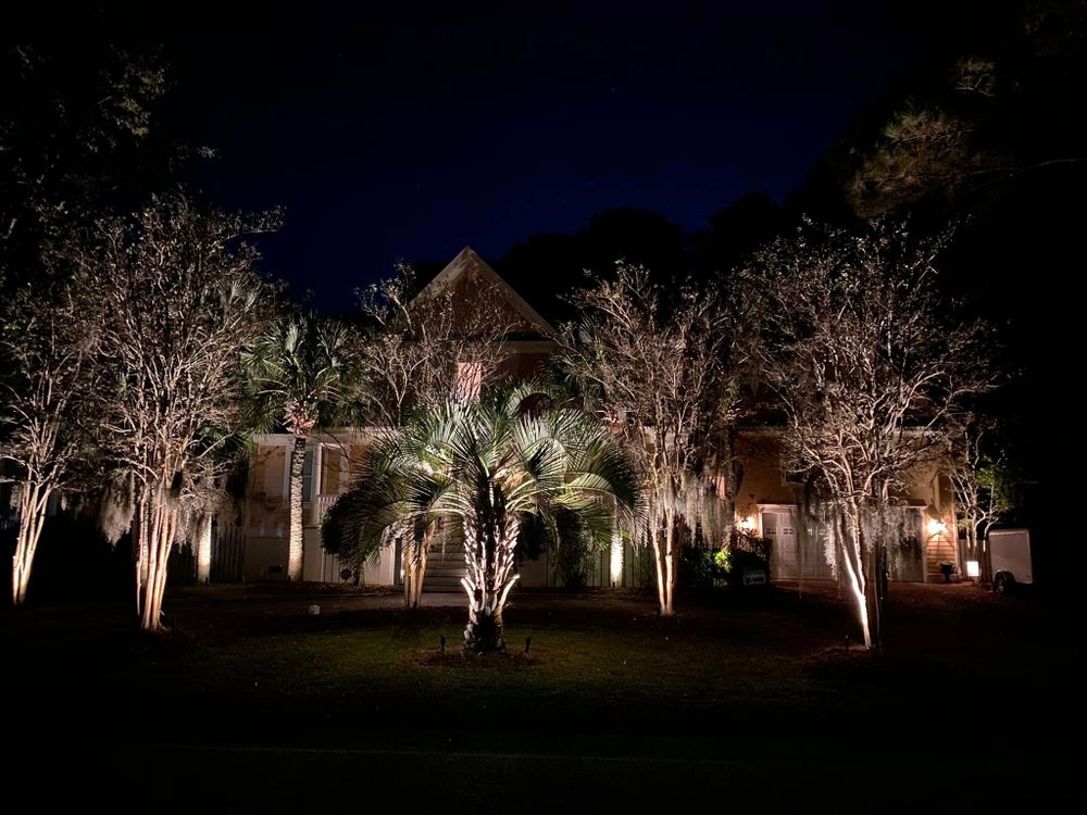 Landscaping for Wheelhouse Irrigation and lighting in Charleston, South Carolina