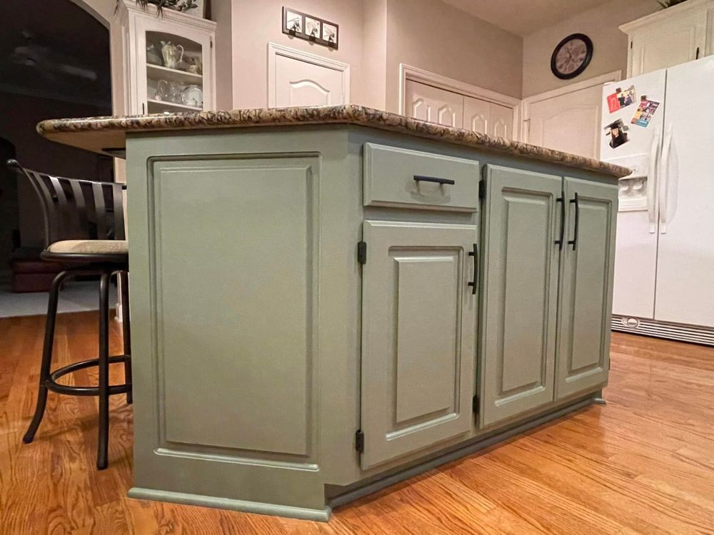 Transform your kitchen with our expert cabinet refinishing service, enhancing beauty and durability. Our skilled team revitalizes surfaces using high-quality finishes, ensuring a cost-effective upgrade to modernize your home effortlessly. for Chameleon Decor KC in Kansas City, MO