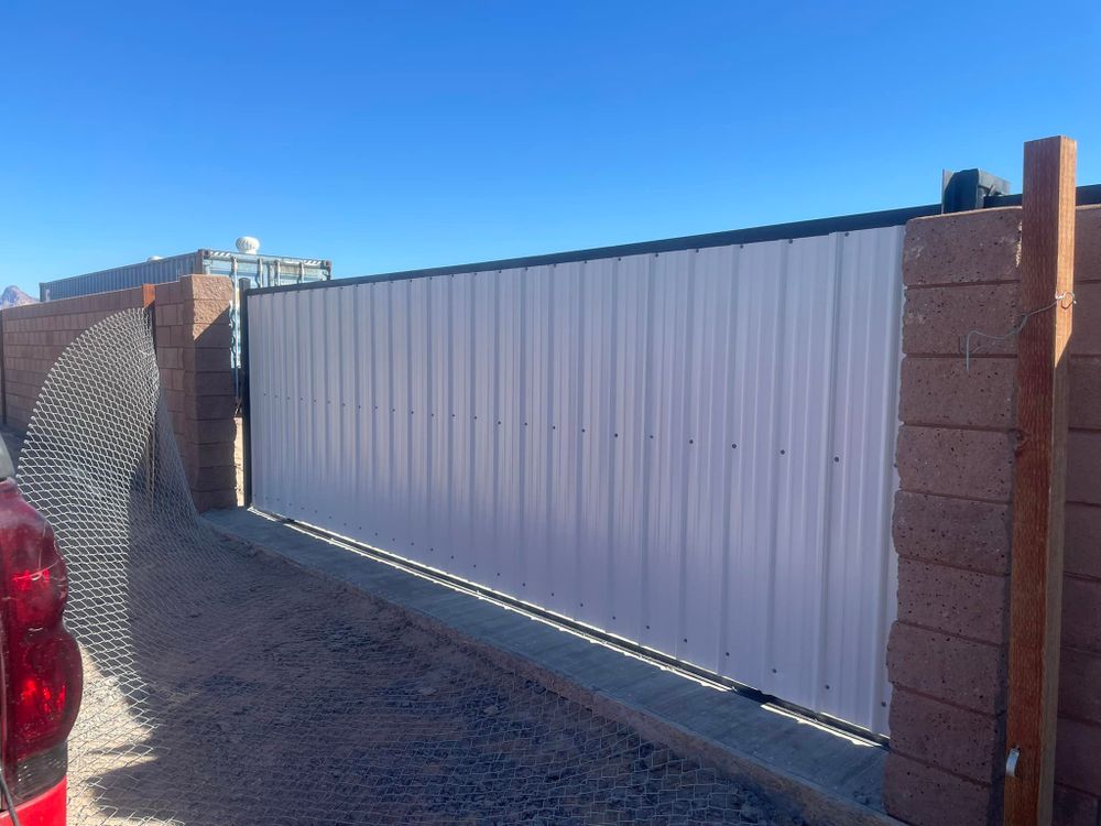 Gate Installation for All-Diaz Welding in Fort Mohave, AZ