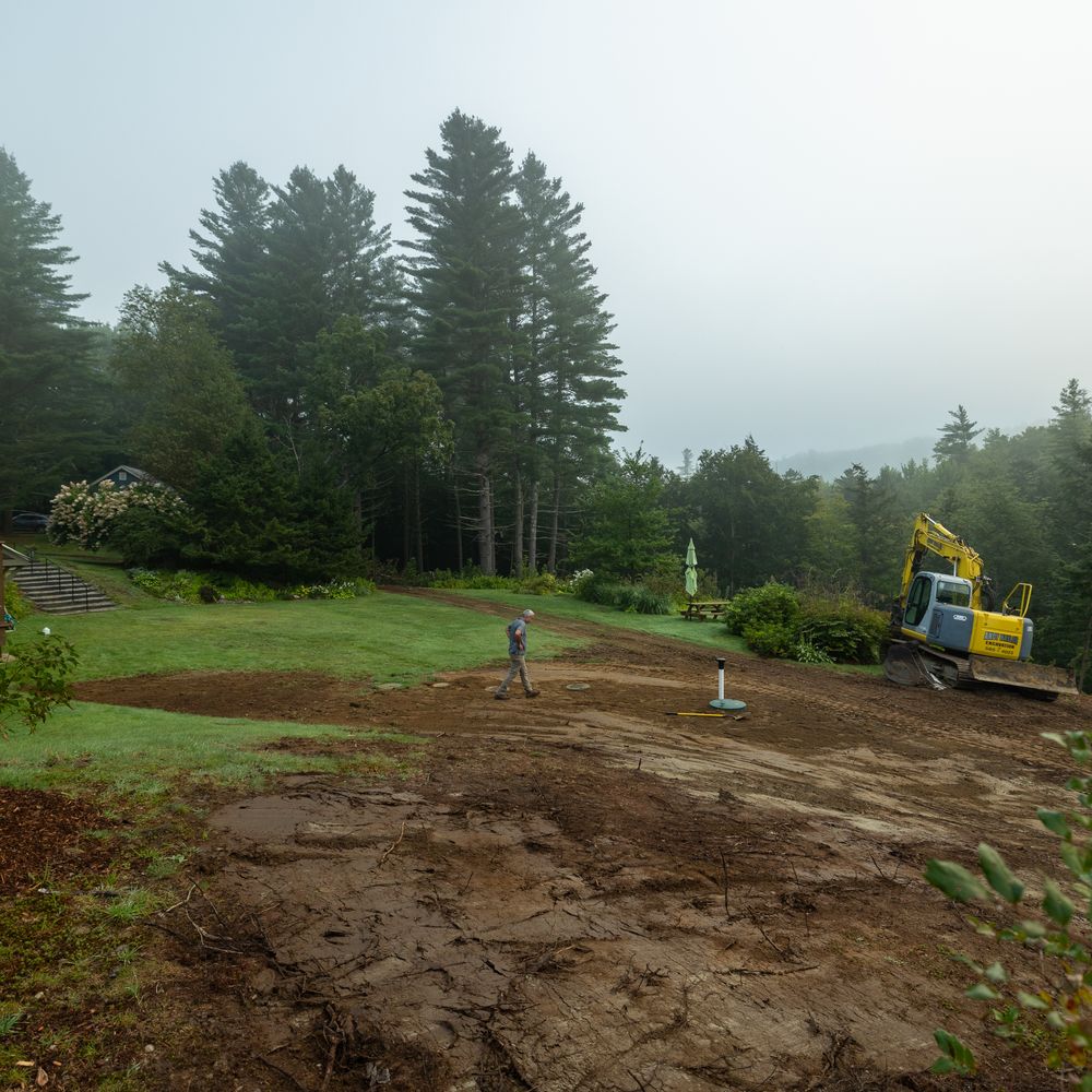 Lawn Makeover for Andy Naylor Excavation in Stowe, VT