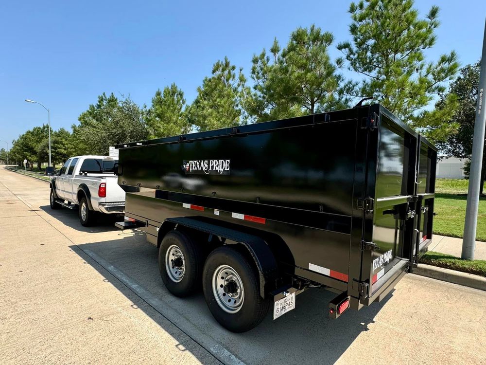 Our Haul Off service is available for homeowners looking to dispose of debris and waste after using our trailer rental service, providing a convenient and efficient solution for cleanup needs. for M&L Trailer Rentals in Houston, TX