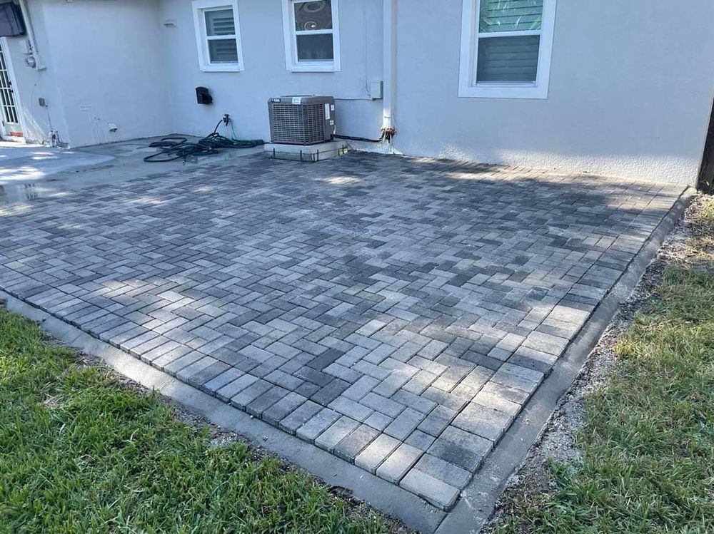 Pavers for Team Tolson Landscape in Tampa Bay, FL