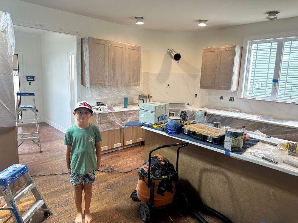 Parkside - deck & kitchen for Thomas J. Gorman Construction in Middletown, DE