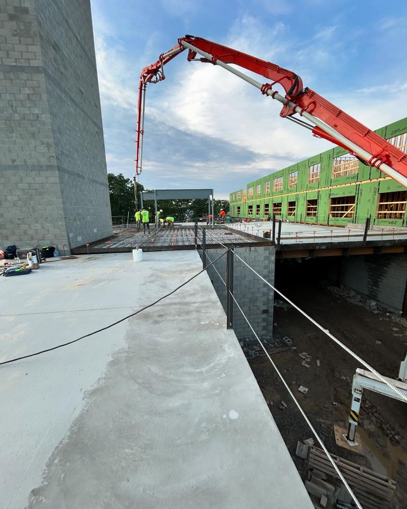Our concrete services include efficient and reliable concrete pumping, ensuring precise pouring for your concrete projects, minimizing mess, reducing labor costs, and guaranteeing a smooth and professional finish every time. for Hanula Concrete Pumping in Pittsburgh, PA
