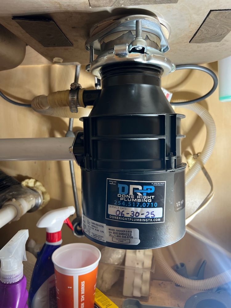 All Photos for Done Right Plumbing in Temple, TX