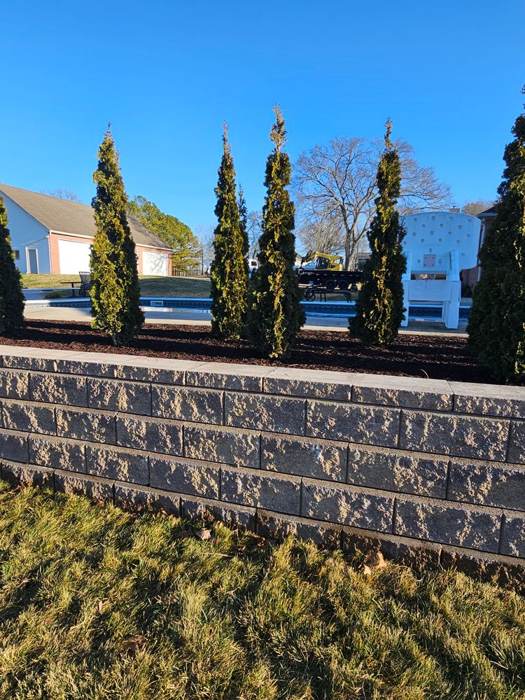 Stone Wall Installations for Adams Lawn Service & Landscaping, Inc. in Shelbyville, TN