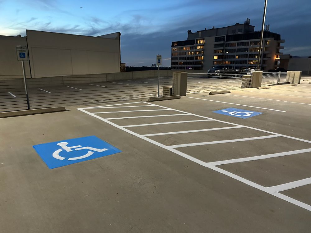 We offer professional parking lot striping services to ensure clear and organized parking spaces for your property, enhancing curb appeal and safety for both residents and visitors. for Power Pressure Wash in Houston, TX