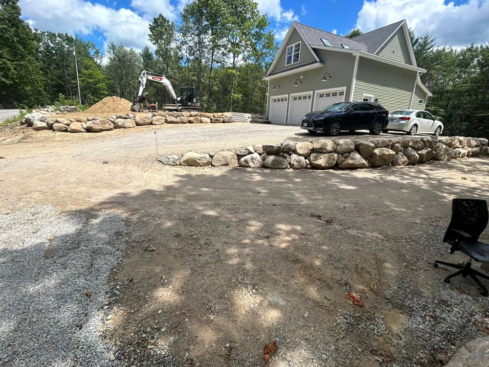 Excavating for M.J. Merrill & Sons Excavation in Manchester, NH