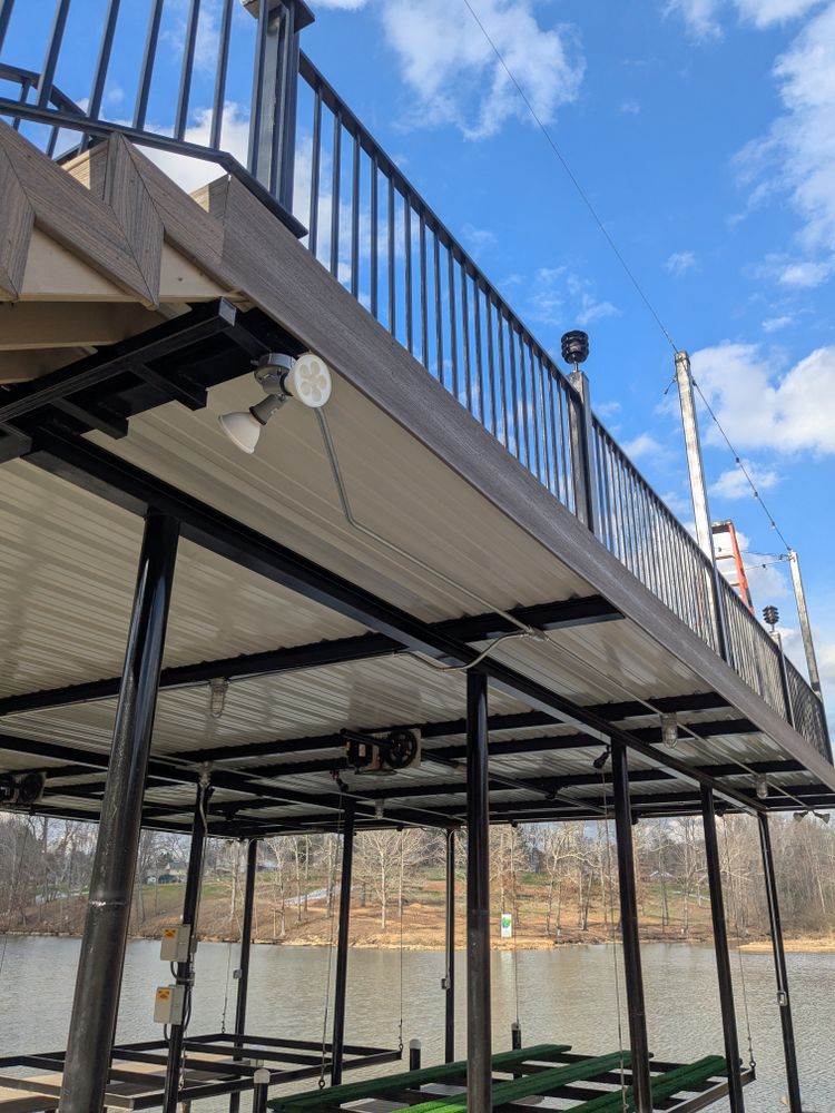 Killen al boat pier for C&L Electric in Killen, AL